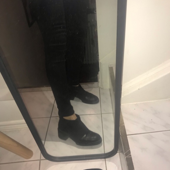 Black leather COS walking boots (London city style) - Picture 8 of 9